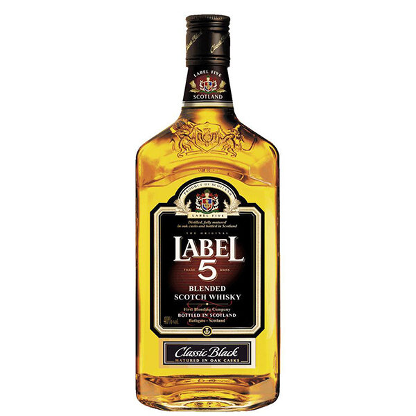 Label 5 Classic Black Whisky 70cl – Bild 1